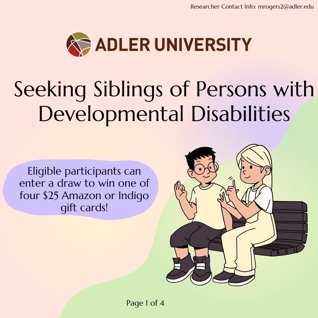 Seeking Siblings of Persons with Developmental Disabilities