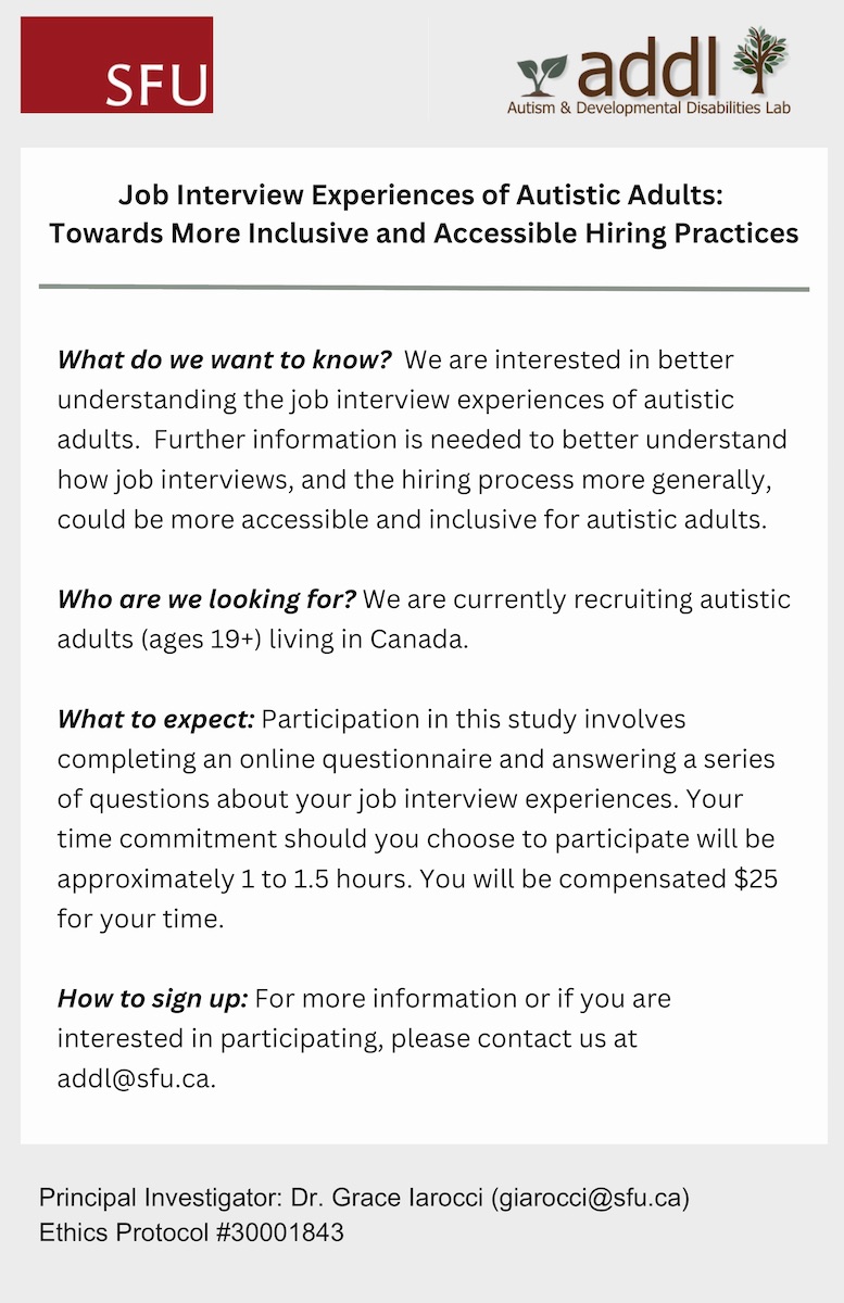 Job Interview Experiences of Autistic Adults